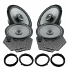  Autóhangszóró csomag Hertz Uno dedikált Volkswagen Golf 8 2020-, RMS 75W