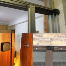 Automata ajtózáró, ajtócsukó, Ajtózáró zár és alkatrészei