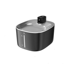  Automata kisállat itatókút, 4 l, rozsdamentes acél, ezüst, csendes pumpa kutyatál