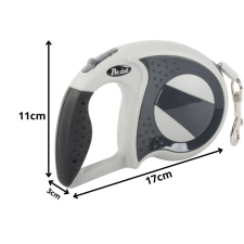  Automatikus, 5 méteres, erős kutya póráz 20 kg-ig, blokkolóval, fekete nyakörv, póráz, hám kutyáknak