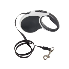  Automatikus, erős 5m hosszú kutya póráz 15kg-ig, blokkolóval, fekete színben nyakörv, póráz, hám kutyáknak