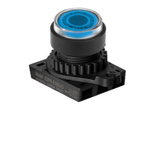 Autonics Nyomógomb kiemelt megvilágítható Kék visszatérő jelöléssel/ IP52 villanyszerelés