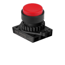 Autonics Nyomógomb kiemelt Piros visszatérő / IP52 villanyszerelés