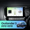  Autós navigáció Teyes CC4L DTS Mitsubishi Outlander 3 2012-2018 6+64GB 9" QLED Qualcomm 2Ghz, Android 4G Bluetooth 5.1 DSP - B változat