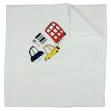 Autós textil pelenka 70x70cm mosható pelenka