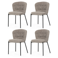 AUTRONIC Bouclé CT-W1077 LAN2 étkezőszék szett, 4 db, bézs bútor