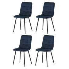 AUTRONIC CT-281 BLUE4 étkezőszék szett, 4 db, kék bútor