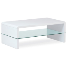  Autronic dohányzóasztal 110x40 cm MDF fényes fehér AHG-402 WT bútor