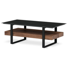  Autronic Dohányzóasztal 120x43 cm kerámia matt fekete AHG-286 BK bútor