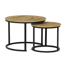Autronic Dohányzóasztal 70x50 cm MDF matt barna CT-X7122 OAK bútor