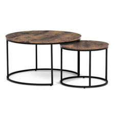  Autronic Dohányzóasztal 80 cm MDF barna AF-3002 OLW bútor