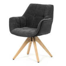  Autronic étkezőszék szövet szürke HC-D7180 GREY2 bútor