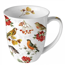  Autumn birds porcelán bögre 400ml bögrék, csészék