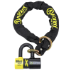 Auvray XTREM LASSO 1,00 m láncos zár, 13,5 mm láncszem, U XTREM MINI ALERT 44x66 mm (16 mm átmérő, 120 dB hangos riasztó, SRA minősítésű lánc + U lakat) Auvray Bicikli alkatrészek Kerékpáros kiegészítők Biciklizárak