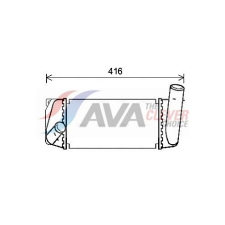 AVA QUALITY COOLING töltőlevegő-hűtő AVA QUALITY COOLING TO4668 autóalkatrész