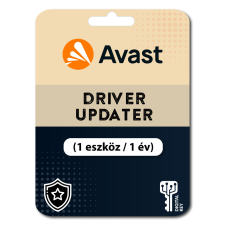 avast! Avast Driver Updater (1 eszköz / 1 év) (Elektronikus licenc) karbantartó program