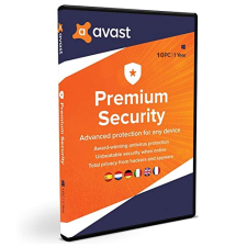 avast! Avast Premium Security - 10 eszköz / 3 év  elektronikus licenc karbantartó program