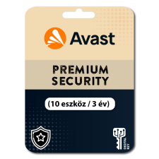 avast! Avast Premium Security (10 eszköz / 3 év) (Elektronikus licenc) karbantartó program