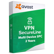 avast! Avast SecureLine VPN - 10 eszköz / 2 év  elektronikus licenc karbantartó program