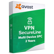 avast! Avast SecureLine VPN 5-Device 2 year karbantartó program