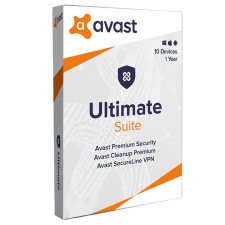 avast! Avast Ultimate 10 eszköz / 2 év  elektronikus licenc karbantartó program