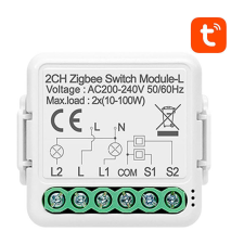 Avatto Smart Switch Module ZigBee Avatto N-LZWSM01-2 No Neutral TUYA okos kiegészítő