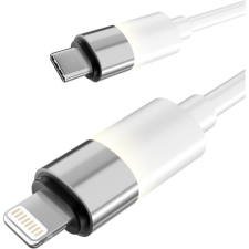 AVAX CB314 GLOWY USB-C - Lightning cable 1m White kábel és adapter