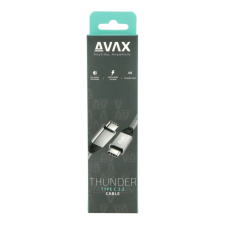  Avax CB901 THUNDER 3.2 Type-C Cable 1m Grey kábel és adapter