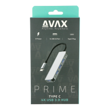 AVAX HB901 PRIME USB Type-C 3.0 HUB (4 port) (5999574480484) hub és switch