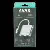 AVAX HB902 PRIME USB Type-C apa - 2x HDMI anya Adapter