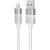 AVAX KAB AVAX CB311 GLOWY USB-A - Lightning töltőkábel, fehér - 2m