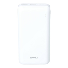  AVAX PB201W LIGHTY Type-C Powerbank 20.000mAh, fehér power bank