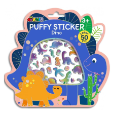 AVENIR 3D fényes pufi matrica készlet - Dinoszauruszok matrica