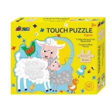 Avenir Kids Tapintós puzzle - Házi állatok - Avenir Kids puzzle, kirakós