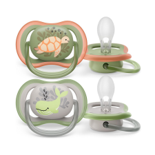 Avent Philips AVENT játszócumi Ultra Air tengeri állatos 6-18hó fiús 2db cumi