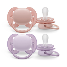 Avent Philips AVENT játszócumi Ultrasoft Premium neutral 0-6hó lányos 2db cumi