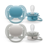  Avent SCF091/17 Játszócumi Ultrasoft Premium neutral 6-18hó fiús, 2 db