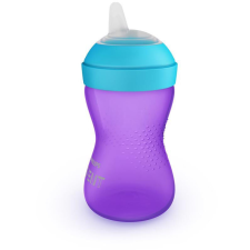 Avent SCF802/02 Puha harapásálló csőrös pohár, 300 ml, lila babaétkészlet