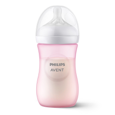 Avent SCY903/11 Natural Response rózsaszín cumisüveg, 260 ml, 1 hó+ cumisüveg