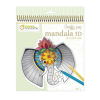 Avenue Mandarine Kreatív színező Avenue Mandarine Graffy Pop Mandala 3D, spirálos, A szavanna állatai