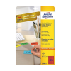 Avery Etikett AVERY L4790-20 38,1x21,2mm piros 1300 címke/doboz 20 ív/doboz