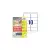 Avery Etikett címke, 96x50,8 mm, univerzális, 65 lap, 10 címke/lap Avery, fehér