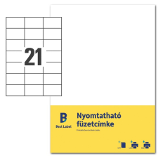 Avery zf301-10 70x42,3mm nyomtatható fehér füzetcímke füzetcímke