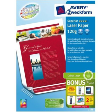 Avery zweckform Avery 1198 120g fényes lézer 100lap/csomag fotópapír (1198) fotópapír