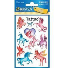 Avery zweckform Avery Matrica Tetoválás - 1 Ív/csomag, Unikornisok (106478) szépségszalon