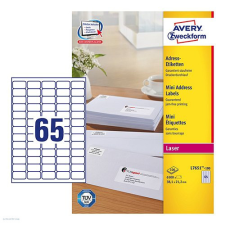 Avery zweckform Etikett címke speciális L7651-100 mini QuickPEEL 38,1 x 21,2 mm etikett