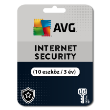 AVG Internet Security (10 eszköz / 3 év) (Elektronikus licenc) karbantartó program