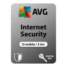 'AVG Technologies' AVG Internet Security (3 eszköz / 3 év) (Elektronikus licenc) karbantartó program