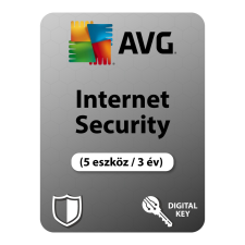 'AVG Technologies' AVG Internet Security (5 eszköz / 3 év) (Elektronikus licenc) karbantartó program
