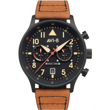 Avi-8 AV-4088-03 Carey Dual Time 44mm 5ATM, karóra